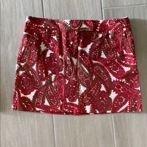 J. Crew adorable front tab skirt with side pockets